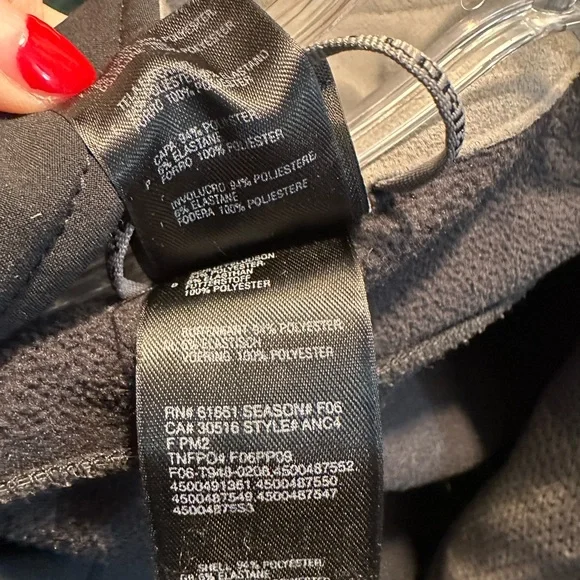 The North Face Women's Black Apex Jacket Windwall Shell Large - Picture 15 of 16